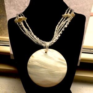 Mother Of Pearl Pendant Necklace